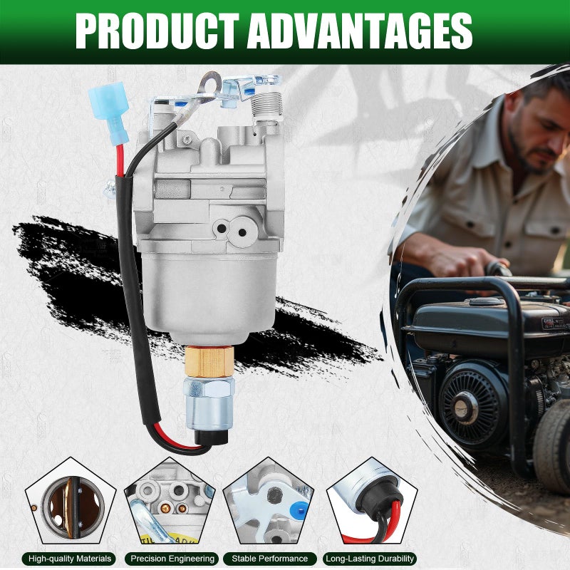 QAZAKY Carburetor Compatible with Onan Cummins RV Generator A041D744 146-0881 QG 4000 4KYFA-6747P 0A6562 KY Series Carb 1460881 QG4000 4KYFA6747P - Image 3